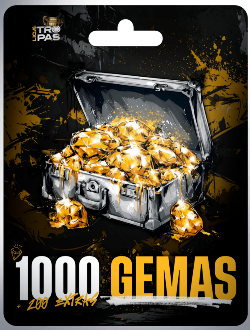 1000 Gemas +200 extras