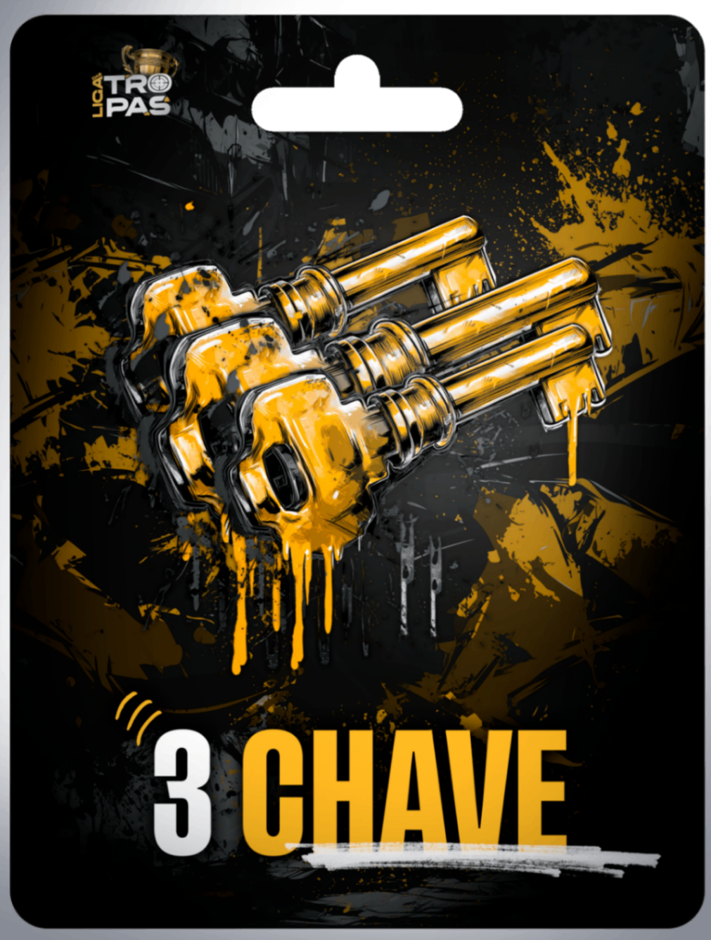 CHAVE - 3 UNIDADES