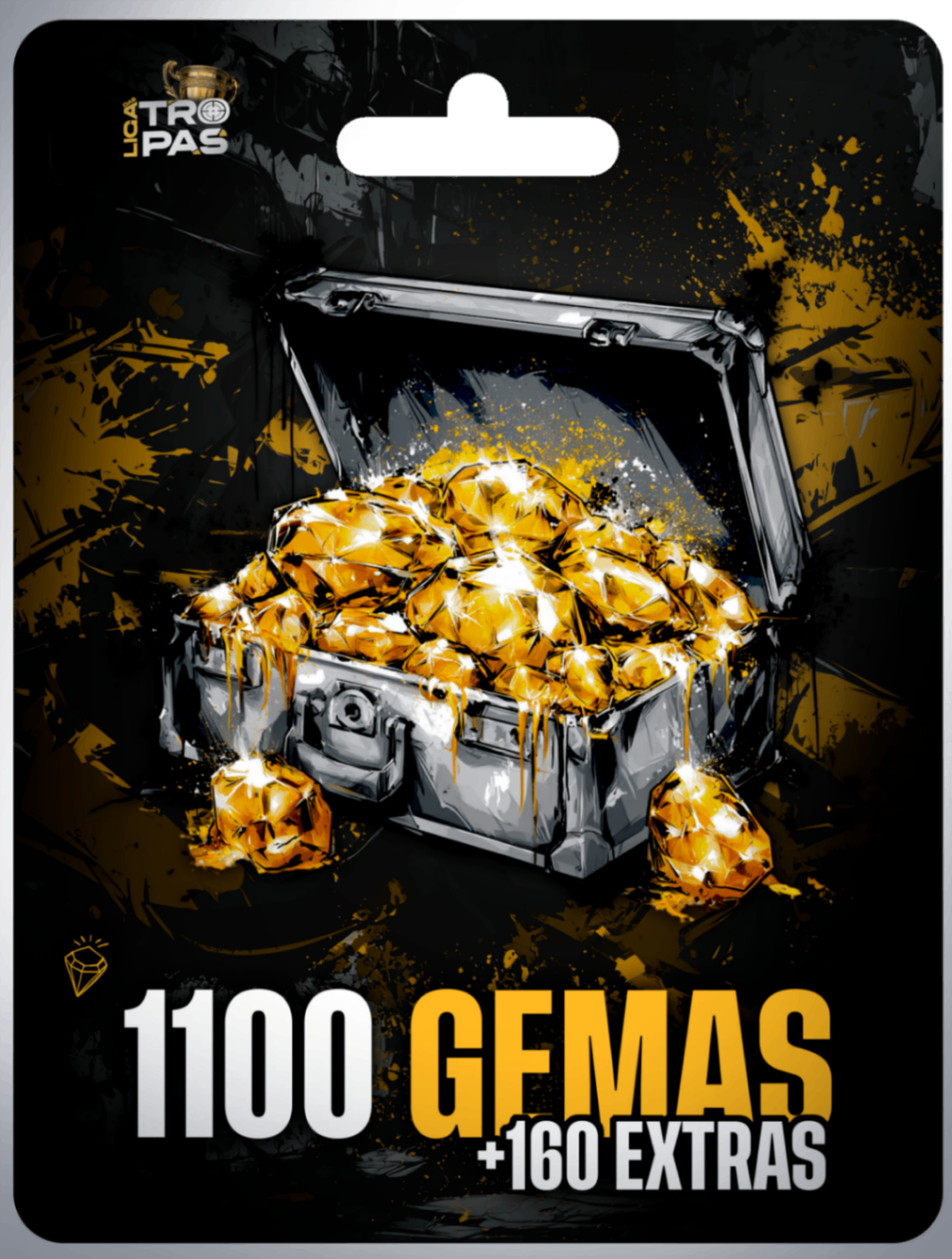 1100 Gemas +160 extras