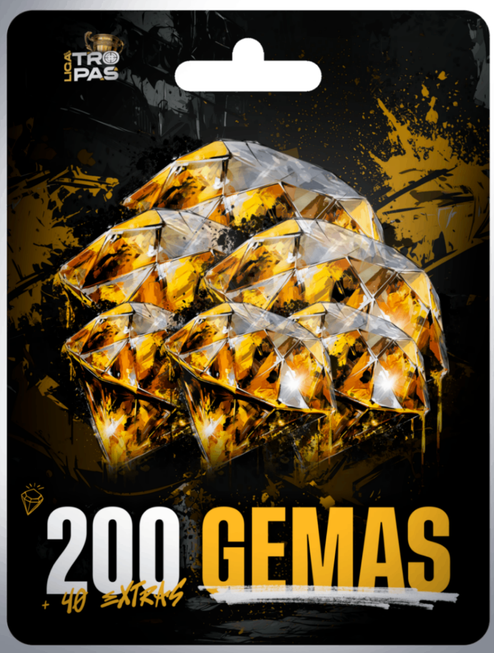 200 Gemas +40 extras